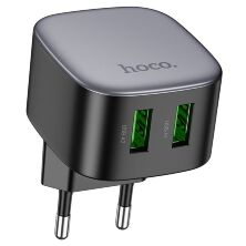 СЗУ HOCO CS34A QC3.0 (2USB/3A/18W) (12pc) (черный)