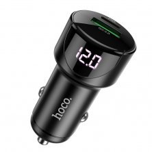 Автомобільний зарядний пристрій HOCO Z42 PD 20W TYPE-C / USB QC 3.0, чорний