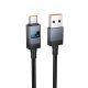 USB кабель HOCO X118 USB - Type-C, 1 метр, чорний