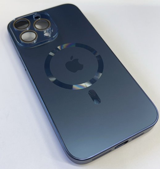 Чехол AG-ACRYLICS  Magsafe for Apple Iphone 14 ProMax Blue Titanium