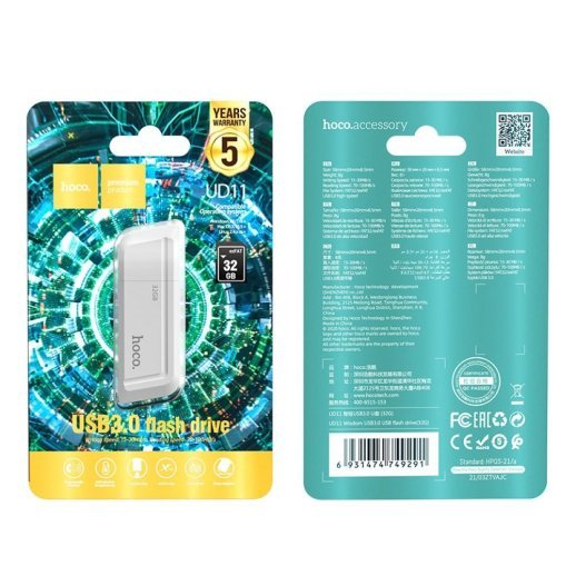 Флеш-память HOCO UD11 (USB3.0/32Gb) (белый)