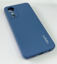 Чохол Silicone Case for Oppo A78 4G Navy Blue