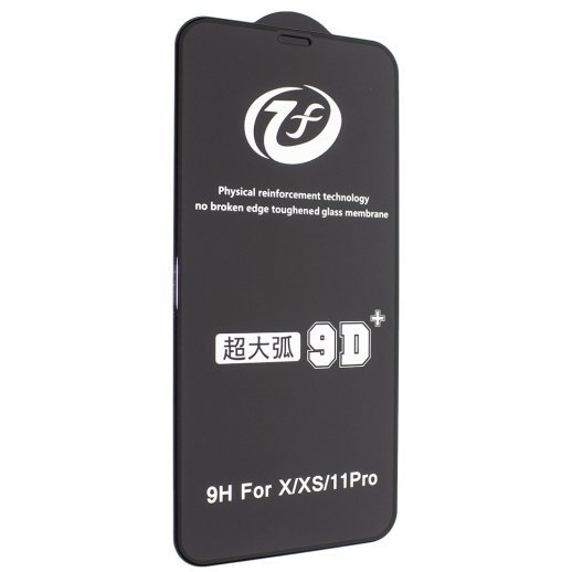 Захисне скло 9K/9D+ GOOD QUALITY APPLE IPHONE X | XS | 11 PRO ЧОРНИЙ