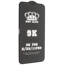 Захисне скло 9K/9D+ GOOD QUALITY APPLE IPHONE X | XS | 11 PRO ЧОРНИЙ