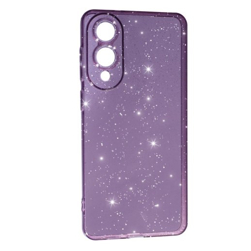Силікон Clear Shine для Samsung S25 Edge Violet