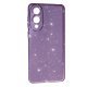 Силікон Clear Shine для Samsung S25 Edge Violet