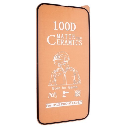 CERAMICS FILM 100D МАТОВЕ APPLE IPHONE 13 PRO MAX 6,7" ЧОРНИЙ
