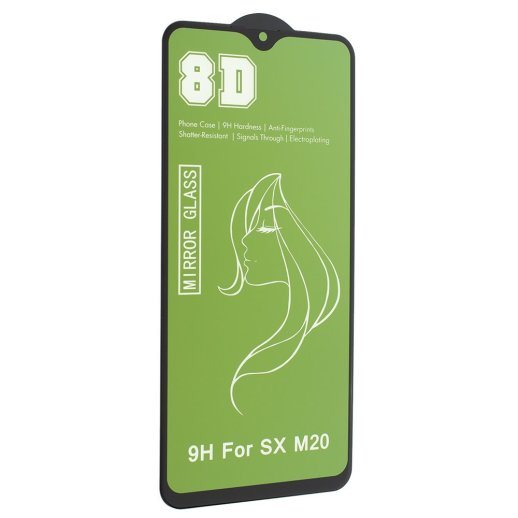 Захисне скло 8D MIRROR SAMSUNG M205F Galaxy M20 2019