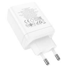 Мережевий зарядний пристрій HOCO N33 2 TYPE-C PD 35W + USB QC 3.0