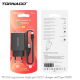 Сетевое Зарядное Устройство 2in1 TORNADO TD-15 (1USB QC3.0) Type-C Black