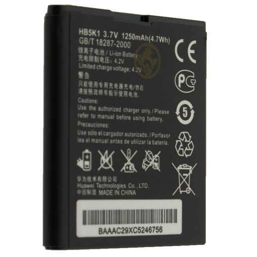 Акумулятор до телефону ОРИГІНАЛ HUAWEI U8650 (HB5K1) | U8650 Sonic | U8652 | U8850 VISION | M865 Ascend 2