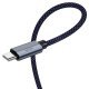 USB-C кабель HOCO U134 60W Type-C - Type-C 1.2М СИНІЙ