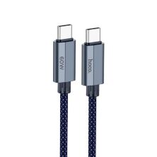 USB-C кабель HOCO U134 60W Type-C - Type-C 1.2М СИНІЙ