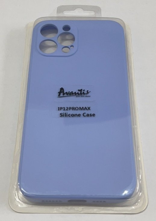 Avantis Full Silicone Case Apple Iphone 12 Pro Max (camera protect) Yellow