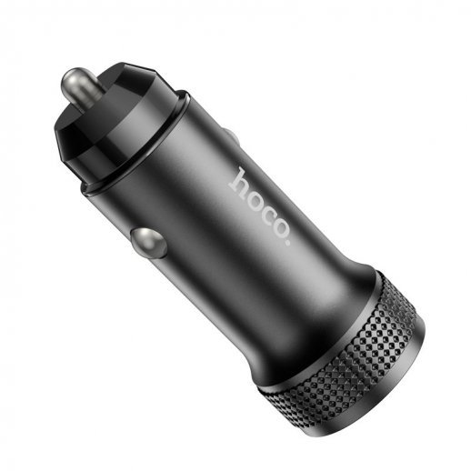 Автомобільний зарядний пристрій HOCO Z49B PD 20W TYPE-C / 18W USB QC 3.0, чорний