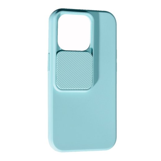 Силіконовий чохол Case Camera для Apple iPhone 14 Pro Light Blue