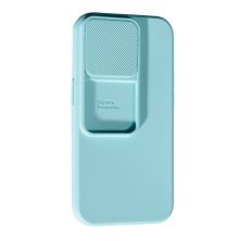 Силіконовий чохол Case Camera для Apple iPhone 14 Pro Light Blue