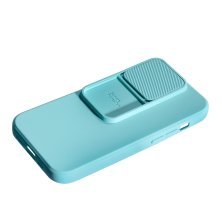 Силіконовий чохол Case Camera для Apple iPhone 14 Pro Light Blue