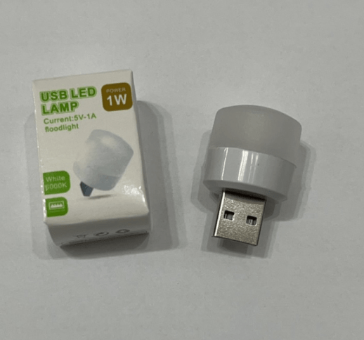 USB Лампочка LED 1w Белый