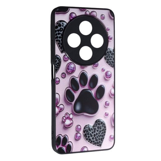 Накладка Fashion Mix для Xiaomi Redmi 14C/Poco C75 Pink Paws