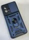 Armor Case With Curtain for Motorola G84 Dark Blue