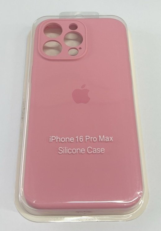 Чехол Silicone Case Copy Apple iPhone 16 ProMax Square Light Pink 6