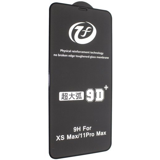 Захисне скло 9K/9D+ GOOD QUALITY APPLE IPHONE XS MAX | 11 PRO MAX ЧОРНИЙ