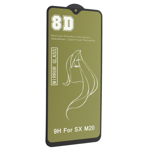 Захисне скло 8D MIRROR SAMSUNG M205F Galaxy M20 2019