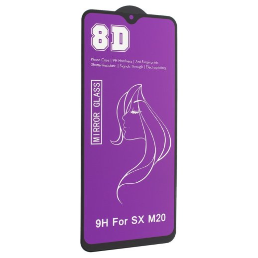 Захисне скло 8D MIRROR SAMSUNG M205F Galaxy M20 2019