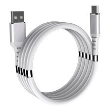 Кабель USB SUPERCALLA USB - Type-C 10 магнітів БІЛИЙ