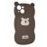 Силікон Hello Bear для Apple iPhone 14 Brown