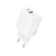 Мережевий зарядний пристрій BOROFONE BN29 TYPE-C PD 30W / USB QC3.0, білий
