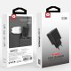 Мережевий зарядний пристрій WUW C136 USB QC3.0 ЧОРНИЙ