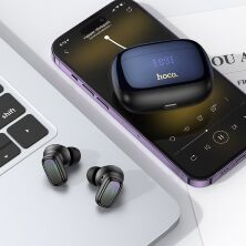 Бездротові навушники HOCO EQ20 Rhyme ANC+ENC noise reduction, чорний