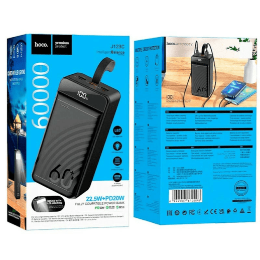 Power Bank Hoco J123C 60000 mAh 22.5W