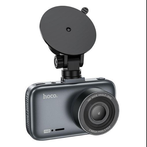 Автомобільний відеореєстратор HOCO DV5 3-дюймовий IPS-екран, iron gray