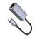 Перехідник HOCO UA37 Type-C - RJ45 GIGABIT, сірий