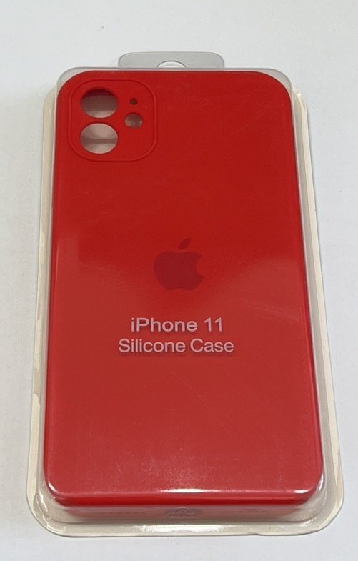 Чохол Silicone Case Copy Apple iPhone 11 Square Red 12