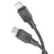 USB-C кабель HOCO X101 60W Type-C - Type-C silicone 1м чорний