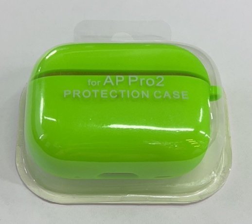 Чохол AirPods Pro 2 Full Case with Microfiber  Fluorescent Green 21