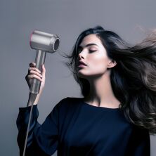 Високошвидкісний фен HOCO HP11 Plus з функцією негативної іонізації, 1600 Вт, ROSE RED