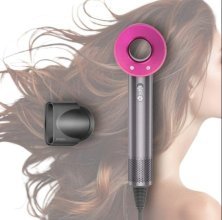 Високошвидкісний фен HOCO HP11 Plus з функцією негативної іонізації, 1600 Вт, ROSE RED