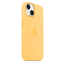 Silicone Case Original With MagSafe and Splash Screen Apple iPhone 14 Plus Sunglow