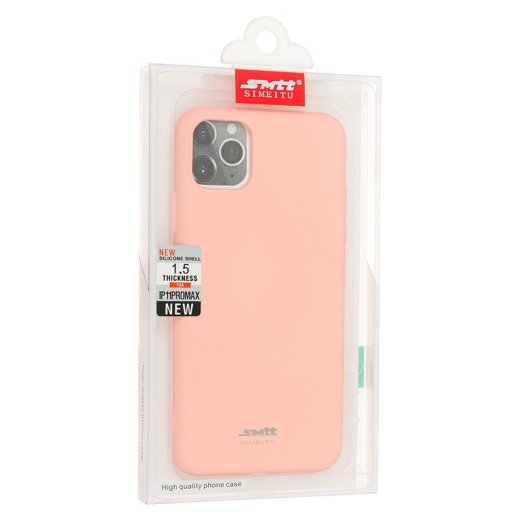 Силіконовий чохол Case SMTT (AA) для Apple iPhone 11 Pro Max Pink
