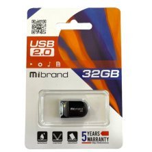 USB флеш 4Gb Wibrand Scorpio 2.0 Black