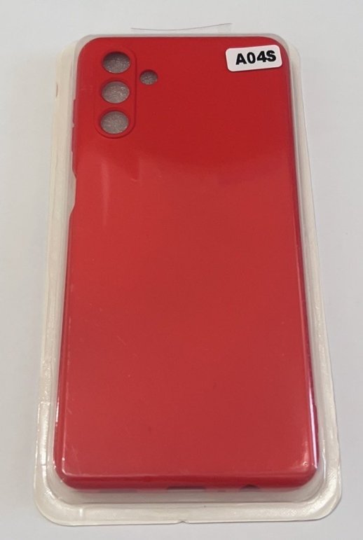 Чохол Silicone Case for Samsung A04S (A047F) No Logo Red