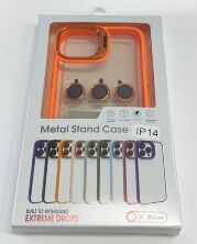 Чехол Metal Stand Case Apple Iphone 14 Orange 2