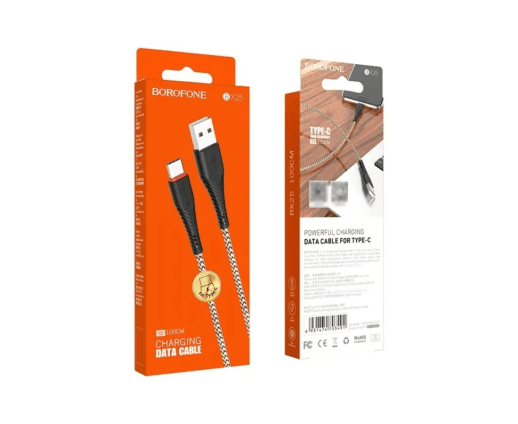USB Cable Borofone BX25 Type-C 1m Black
