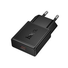 Зарядное устройство HOCO N72 20 Вт PD, один USB-C порт, чёрный