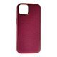 Накладка Leather New для Apple iPhone 14 Plus Bordo
